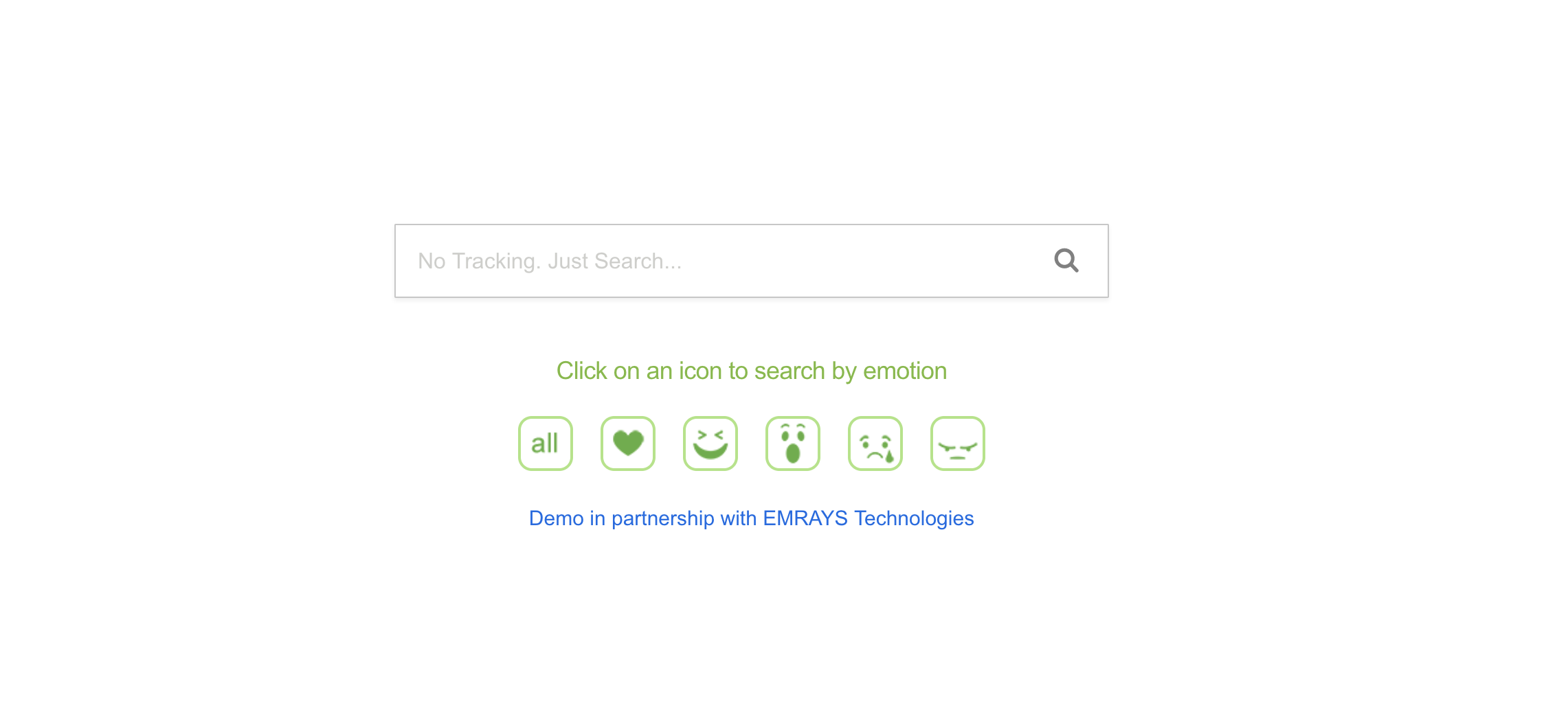 Mojeek and EMRAYS' Emotional Web Search