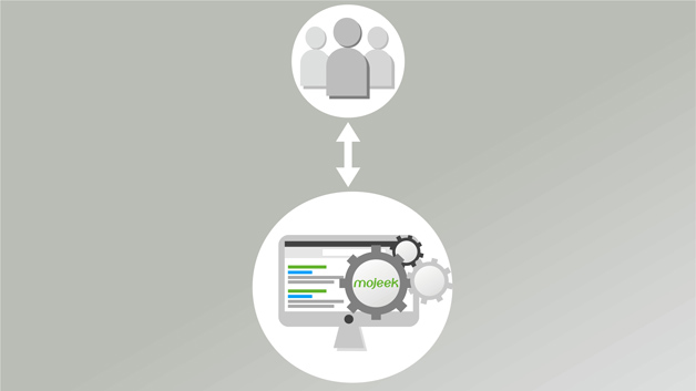 Diagram showing how crawler search engines work