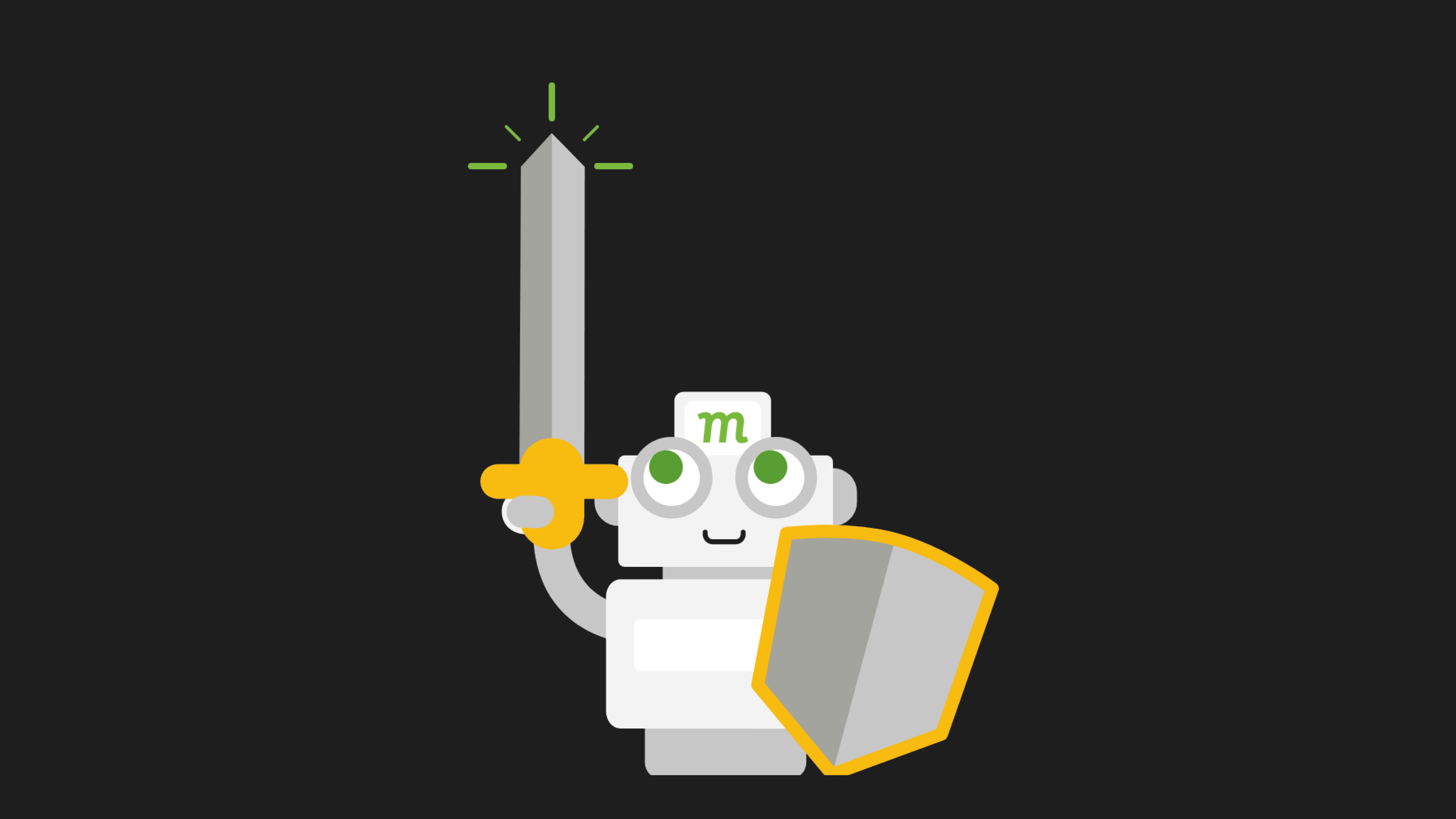 MojeekBot with a sword